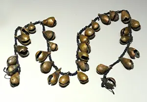 Mayan Prints: String of copper bells