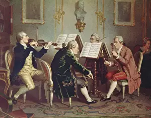 Score Sheet Prints: String Quartet (colour litho)