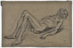 Human Person Prints: study of a bearded man (drawing)