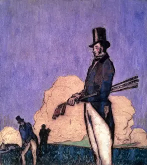 Percy Tarrant Prints: Study of Golfers