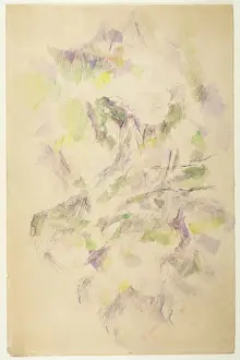 Images Dated 21st August 2022: Study for Trees (pencil & w / c)