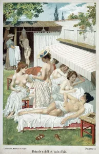 Femininity Prints: Sunbathing and air bathing