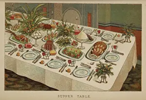 Supper Prints: Supper table