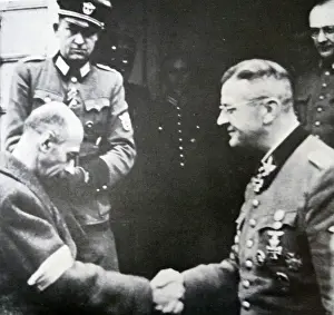 Surrender Prints: Surrender of General Bor Komorowski, Head of the Warsaw Uprising