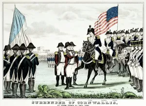 1780s Prints: Surrender of General Cornwallis, 1781