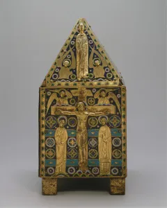 Metalwork Prints: Tabernacle (copper and champleve enamel)