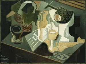 Shades Of Colour Prints: The Table in Front of the Building; La Table Devant le Battiment, 1919 (oil on canvas)