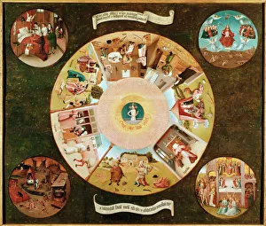 The table of the seven capital fishing(oil on panel, 1475-1480) The table of the seven capital fishing(oil on panel, 1475-1480)