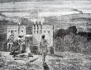 Flares Prints: A telegraph system using flares