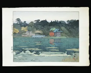 Utagawa (1786-1865) Kunisada Prints: Temples at the waterfront
