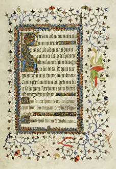 Alvar Aalto Prints: Text page with decorated borders and initials