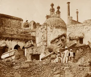 The Mine in the chutter Munzil exploded by the enemy at the first attack of General