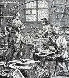 Battistero Prints: Thimble-maker's workshop