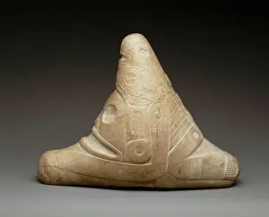 Three-pointer Zemi (stone)