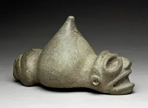 Culture Taino Prints: Three-pointer Zemi (stone)