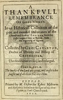Tudor Period 1485 1603 Prints: Title page