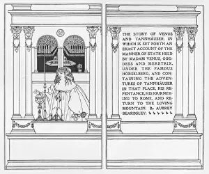 Titlepage from The Story of Venus and Tannhauser, 1895 (litho) Titlepage from The Story of Venus and Tannhauser, 1895 (litho)