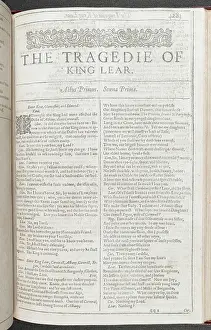 William 1564 1616 Prints: The tragedie of King Lear