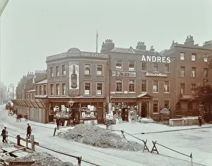 Beer Prints: Triangle: Mare Street at Triangle, London, 1909 (photo)