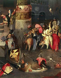 1450 1516 Prints: Triptych of the Temptation of St. Anthony (centre panel), 1505-06 (oil on panel)