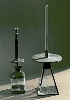 Alessandro Volta Prints: Two types of Electrometers