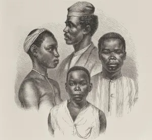 Types from the Loango Coast, from the History of Mankind, Vol.III, by Prof Types from the Loango Coast, from the History of Mankind, Vol.III, by Prof