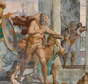 Fury Prints: Ulysses stories: the slaughter of the Proci, detail, c. 1560 (fresco)