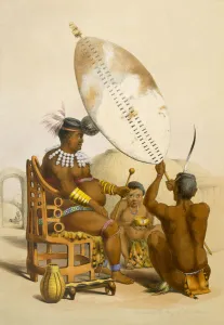 Umpanda the King of the Amazulu, plate 11 from The Kafirs Illustrated Umpanda the King of the Amazulu, plate 11 from The Kafirs Illustrated