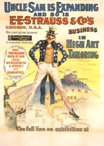 Worldwide Prints: Uncle Sam is expanding, and so is E. E. Strauss & Co.s business in high art tailoring