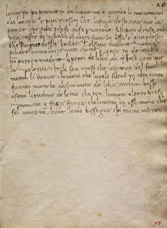 Da Vinci Leonardo Manuscript Prints: Unsigned extract from The Codex Trivulzianus