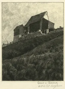 Barns Prints: Upper Barn (litho)