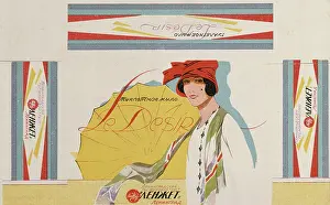 Communist Prints: Upper half of a soap wrapper from LenZhet (colour litho)
