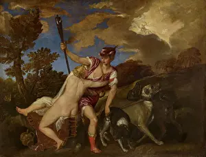 Titian Tiziano Vecellio C Prints: Venus and Adonis