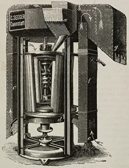 Brushing Prints: Vertical grain brushing machine