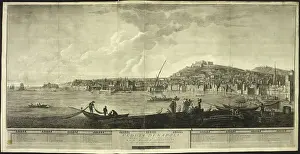 School Italian Prints: View of Naples