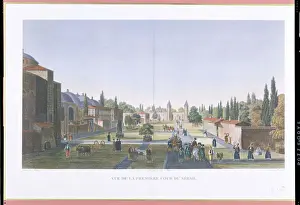 View of the Outer Courtyard of the Seraglio, Topkapi Palace, Constantinople
