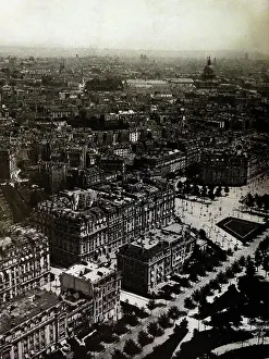 Iron Prints: A view of Paris from the Eiffel Tower