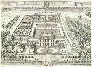 Stately Home By Name Prints: View of Squerries