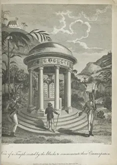 Haiti Prints: View of a temple