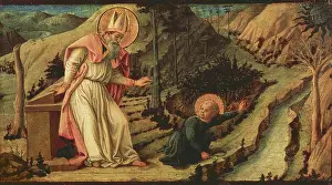 Cutlery Prints: The Vision of St. Augustine, c.1460 (tempera on panel)