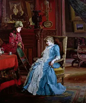 Blue Dress Prints: The Visit