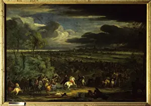 The War of Devolution (1667-1668): View of the March of the Armee of King