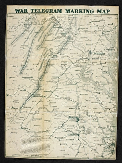 Telegram Prints: A War Telegram Marking Map