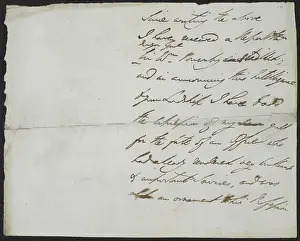 Anniversaries 2015 Prints: The Waterloo despatch: autograph draft, by Arthur Wellesley, 1st Duke of Wellington