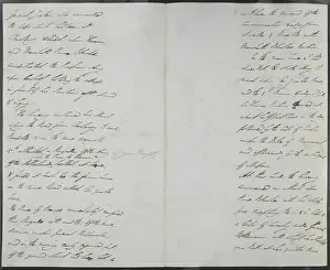 Anniversaries 2015 Prints: The Waterloo despatch: autograph draft, by Arthur Wellesley, 1st Duke of Wellington