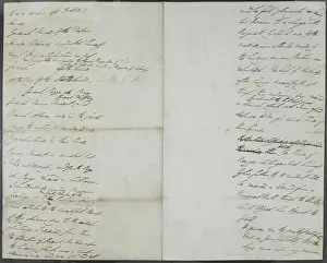Anniversaries 2015 Prints: The Waterloo despatch: autograph draft, by Arthur Wellesley, 1st Duke of Wellington