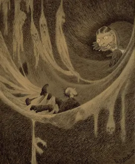 Theodor Severin Kittelsen Prints: In the web