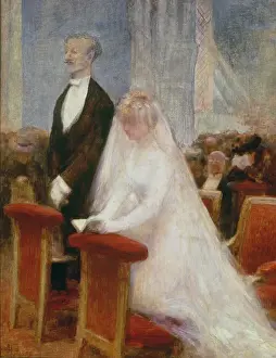 Albert Guillaume Prints: The Wedding (panel)