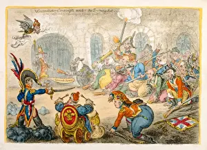 Richard Sheridan Prints: Westminster Conscripts under the Training Act, published by Hannah Humphrey in 1806