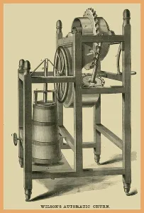 Butter Prints: Wilsons Automatic Churn